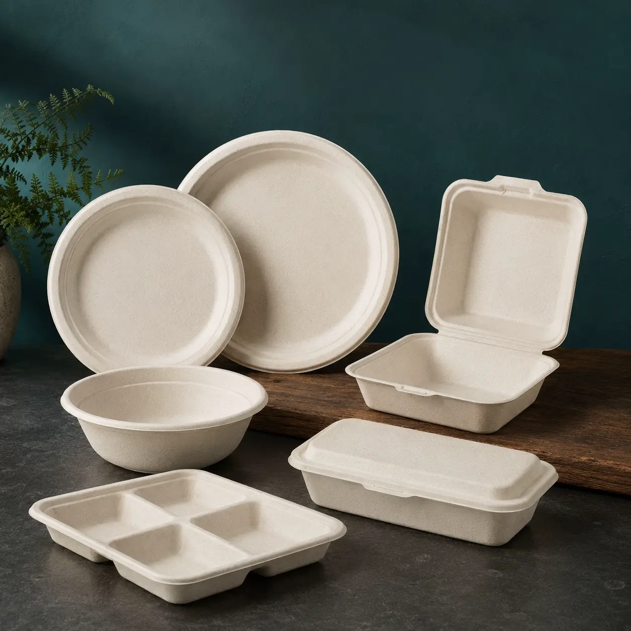 Sugarcane Bagasse Tableware