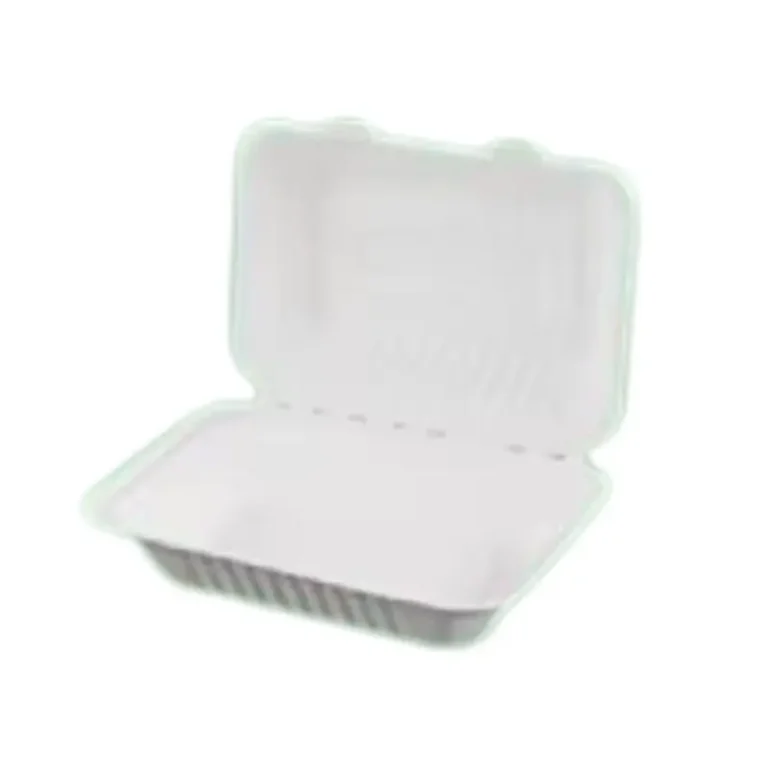 1000 ml Sugarcane Bagasse Clamshell