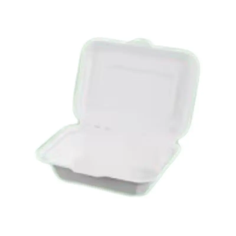 600ml Sugarcane Bagasse Clamshell