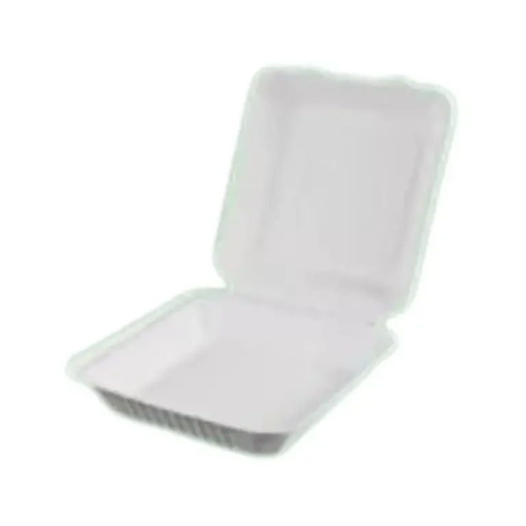 9 Inch Sugarcane Bagasse Clamshell