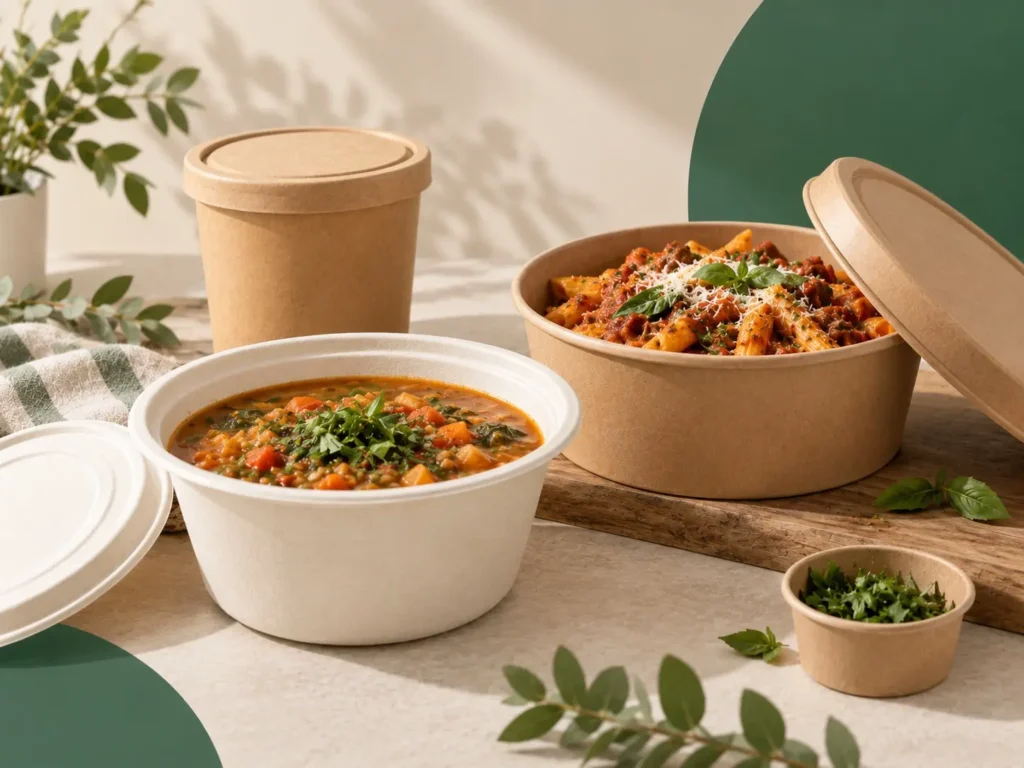 Compartment Packaging for Meals with Side Dishes