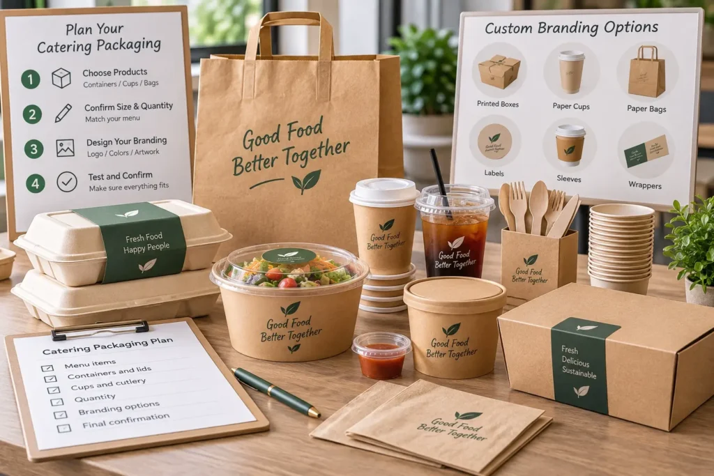 Custom Catering Packaging Planning for Branded Events
