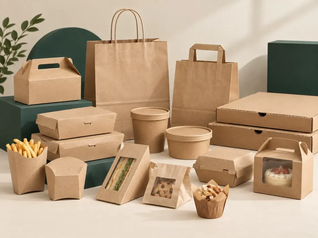 Kraft Paper Food Packaging for Wholesale and Custom Supply