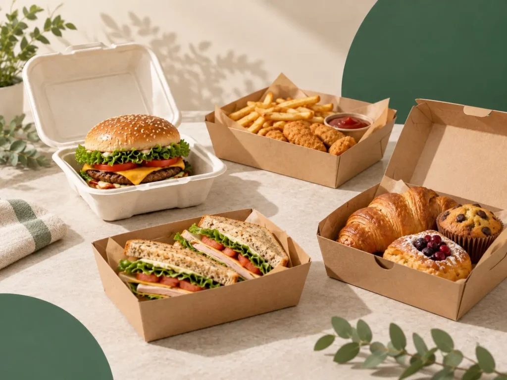 Packaging for Burgers, Snacks and Bakery Items