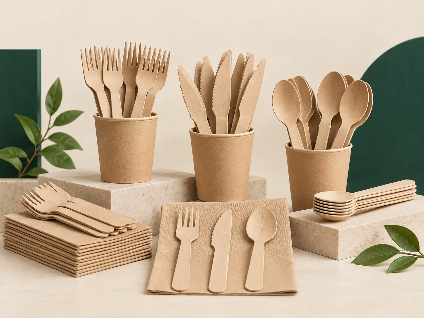 Paper Cutlery for Takeaway and Catering