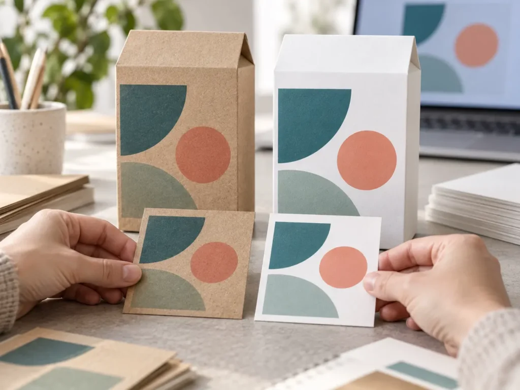 Paper Surface Affect Printed Colors