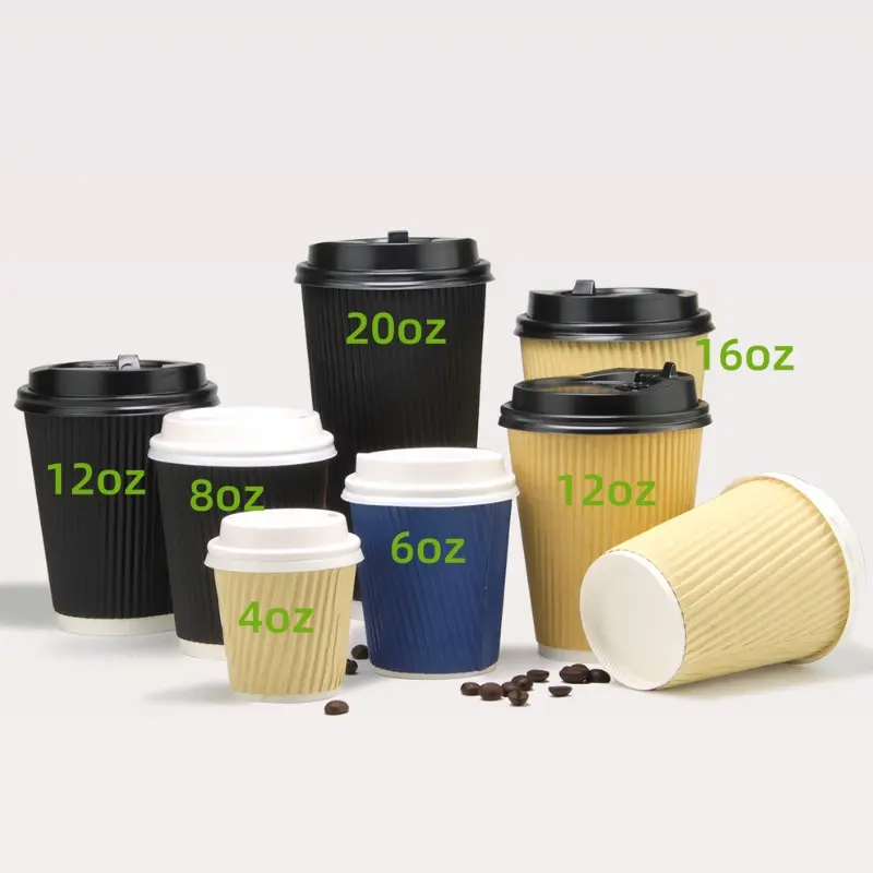Paper cup detail display