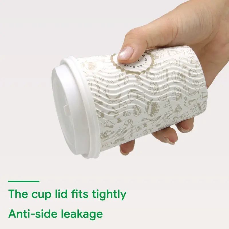 Paper cup wall detail display