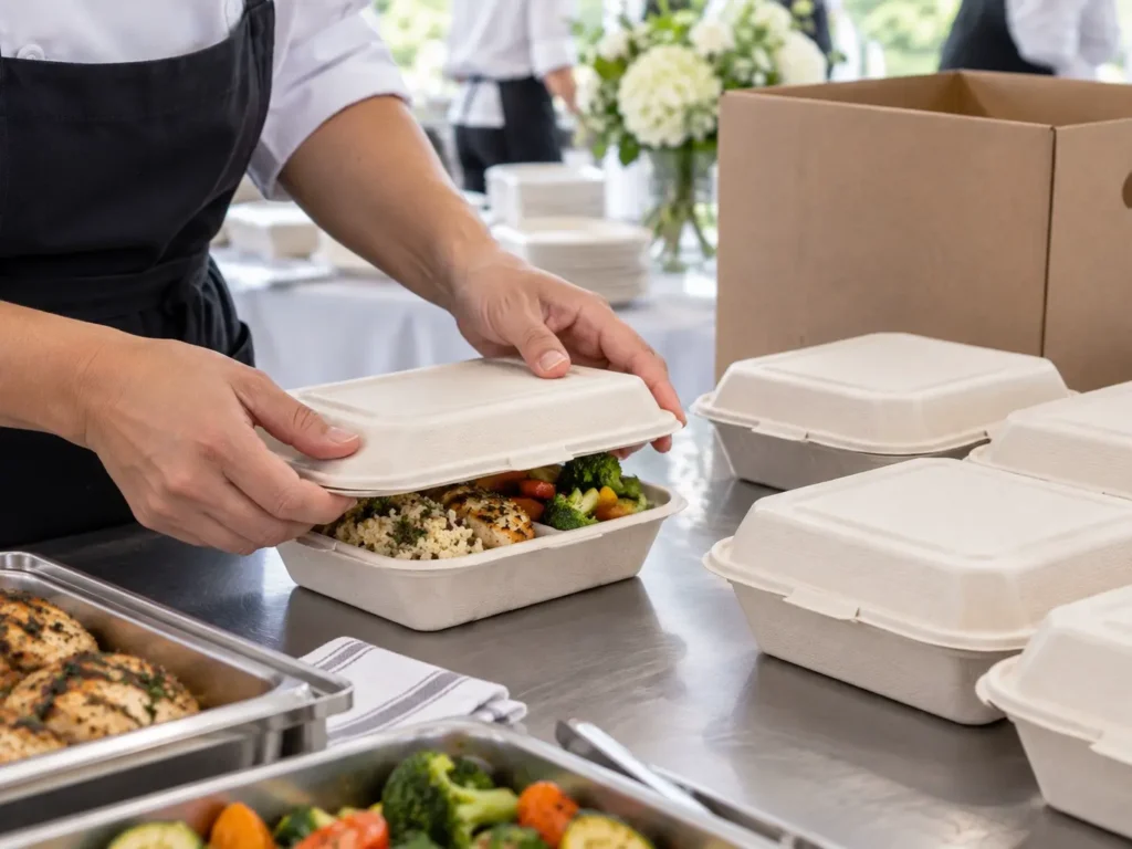 Pre Packed Catering Meal Lid Check