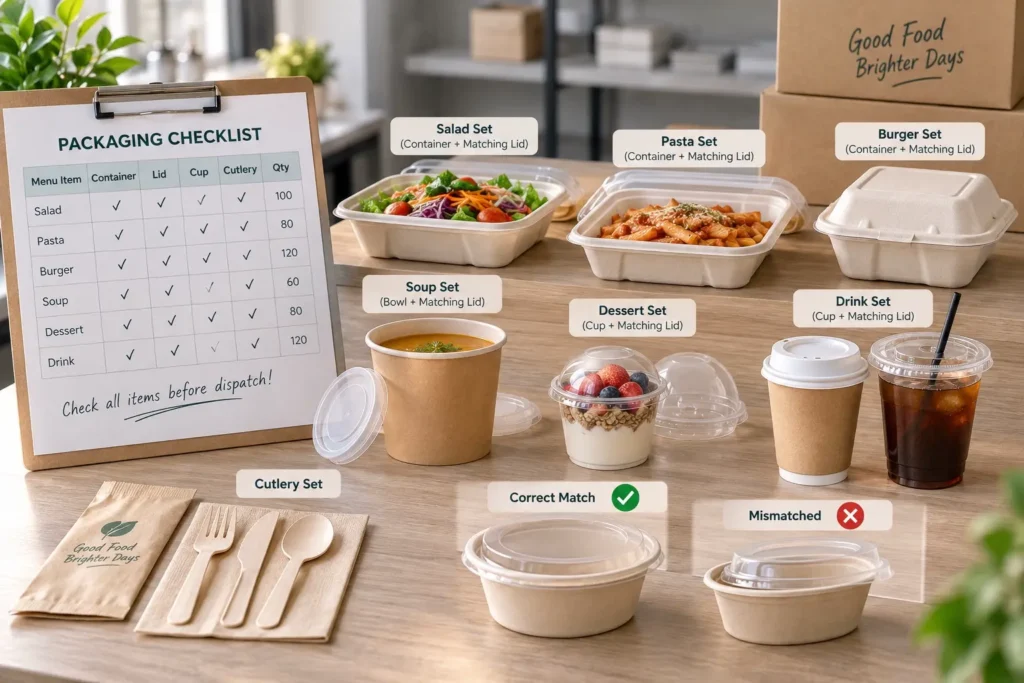 Product Matching for Complete Catering Packaging Sets