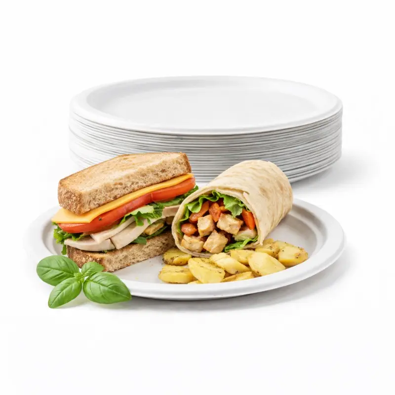 Sugarcane Bagasse Plate Application