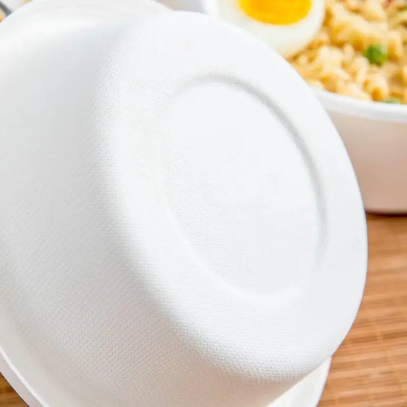 Sugarcane Bagasse Round Bowl view